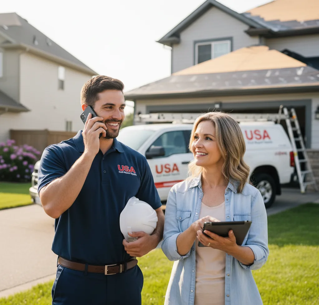 USA Roof Repair Experts customer support in Titus